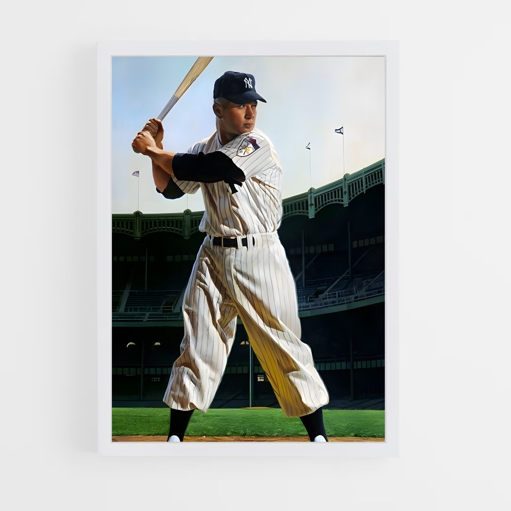 ap-mickey mantle-6 cadre Blanc