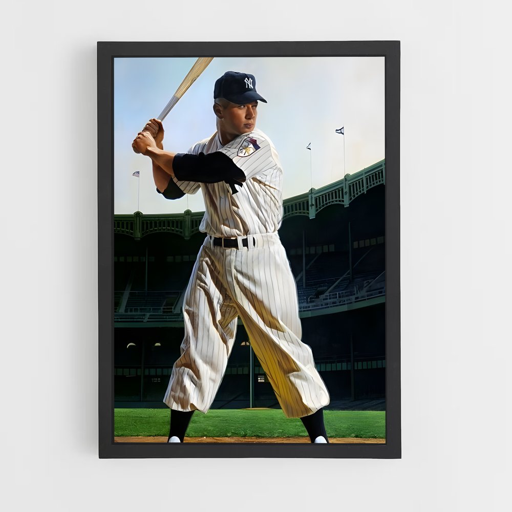 ap-mickey mantle-6 cadre Noir