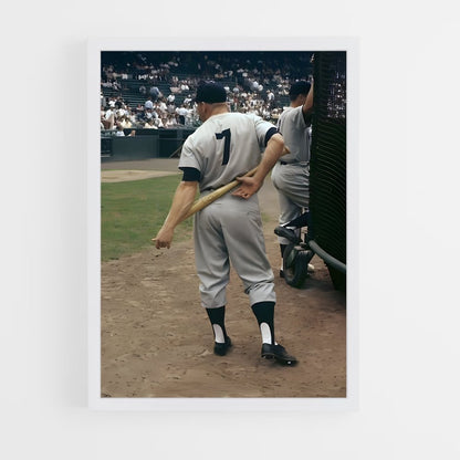 ap-mickey mantle-7 cadre Blanc