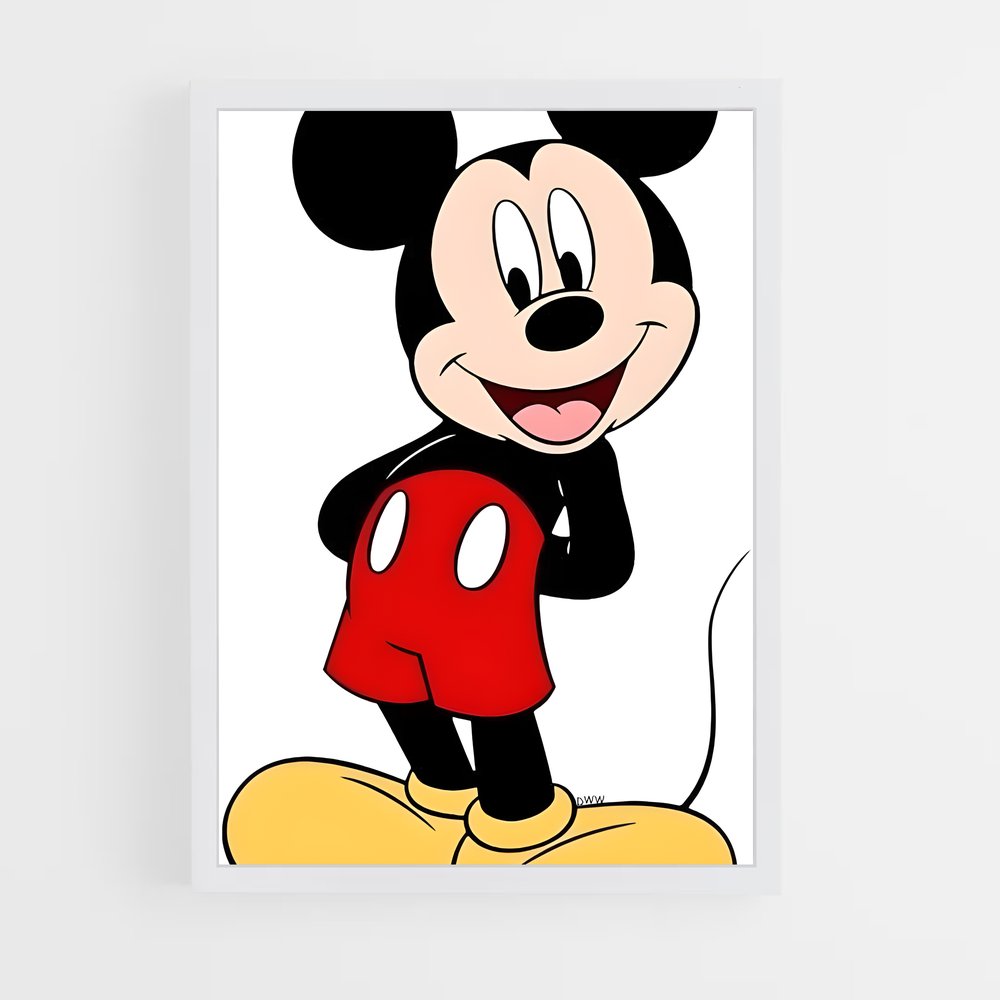ap-mickey mouse-1 cadre Blanc