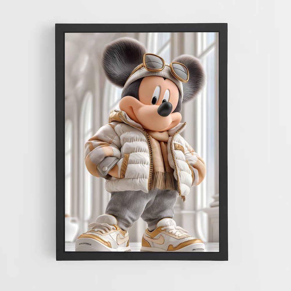 ap-mickey mouse-3 cadre Noir