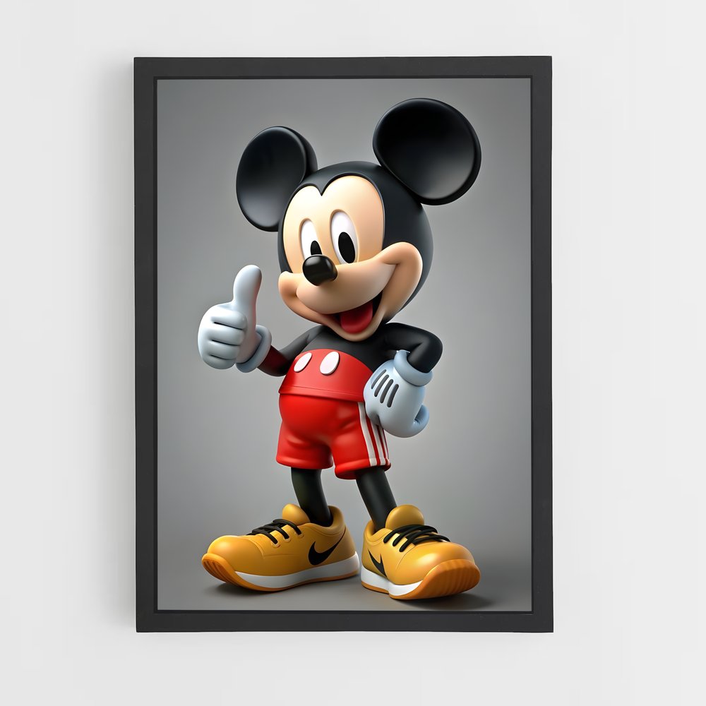 ap-mickey mouse-5 cadre Noir
