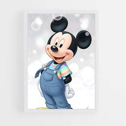 ap-mickey mouse-7 cadre Blanc