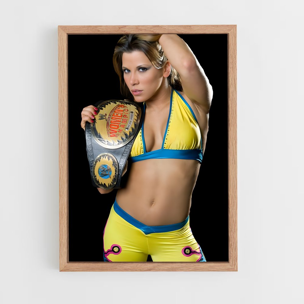 ap-mickie james-3 cadre Bois clair