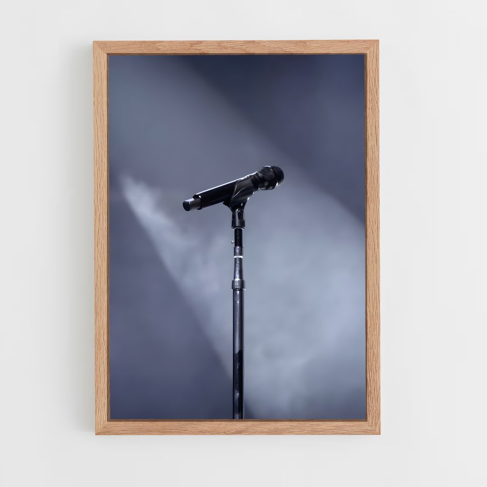 ap-microphone-1 cadre Bois clair