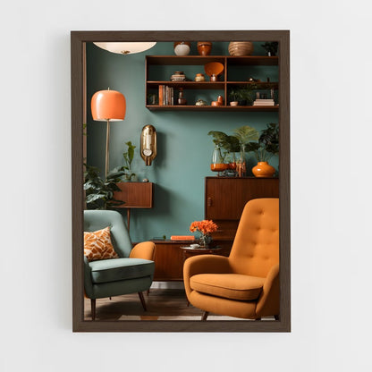 ap-mid-century-10 cadre Bois foncé