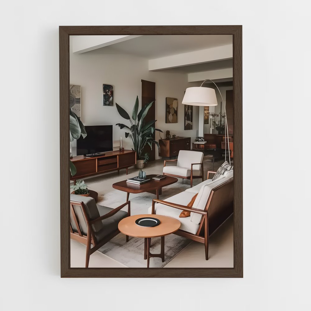 ap-mid-century-2 cadre Bois foncé