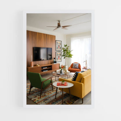 ap-mid-century-7 cadre Blanc
