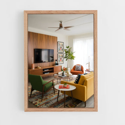 ap-mid-century-7 cadre Bois clair