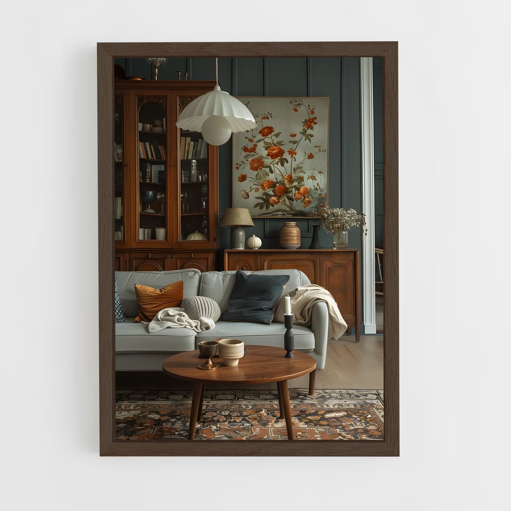 ap-mid-century-8 cadre Bois foncé