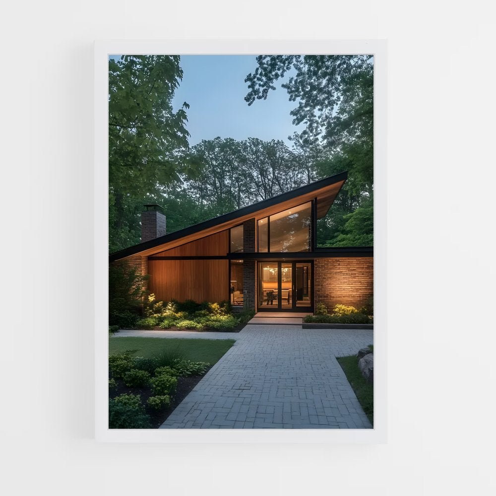 ap-mid-century modern architecture-1 cadre Blanc