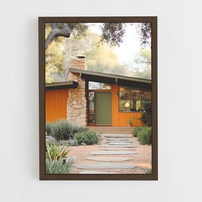ap-mid-century modern architecture-11 cadre Bois foncé