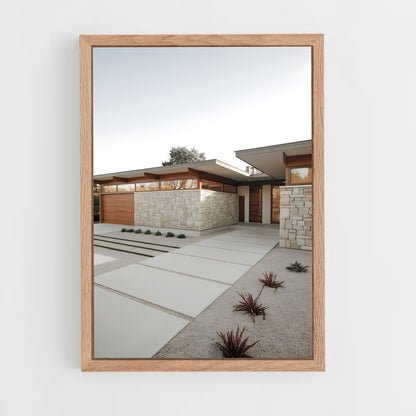 ap-mid-century modern architecture-18 cadre Bois clair