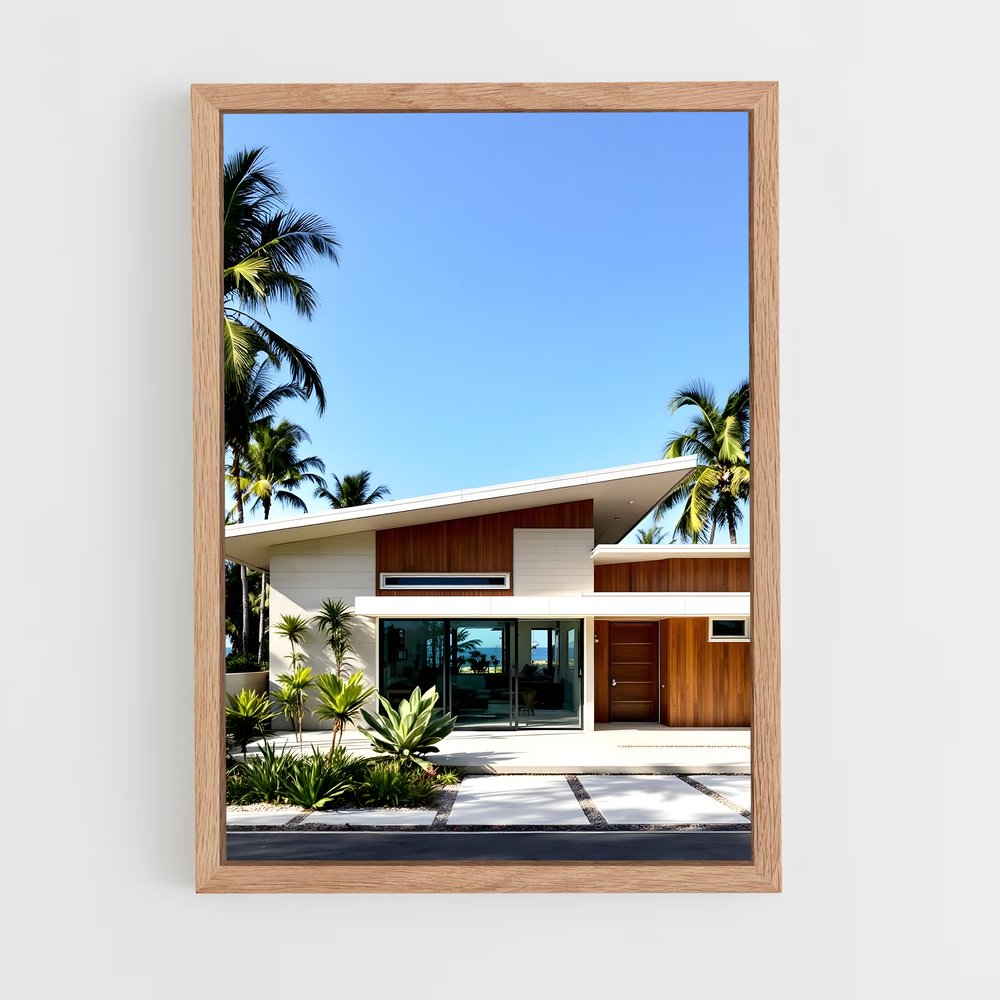 ap-mid-century modern architecture-9 cadre Bois clair