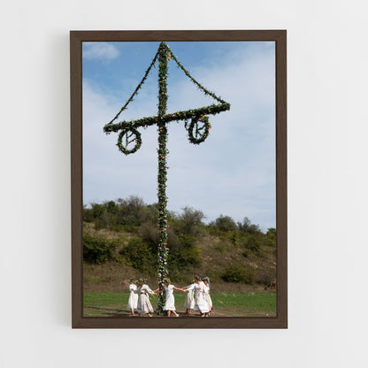 ap-midsommar-4 cadre Bois foncé
