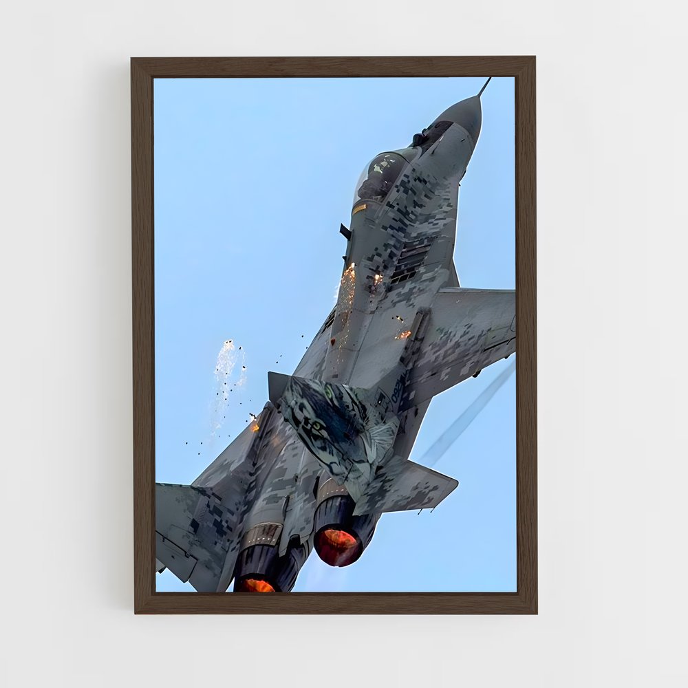 ap-mig-29 fulcrum-4 cadre Bois foncé