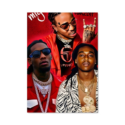 Poster Migos & Big Daddy Vibes