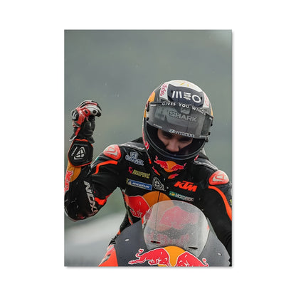 Poster Vitesse Sous La Pluie