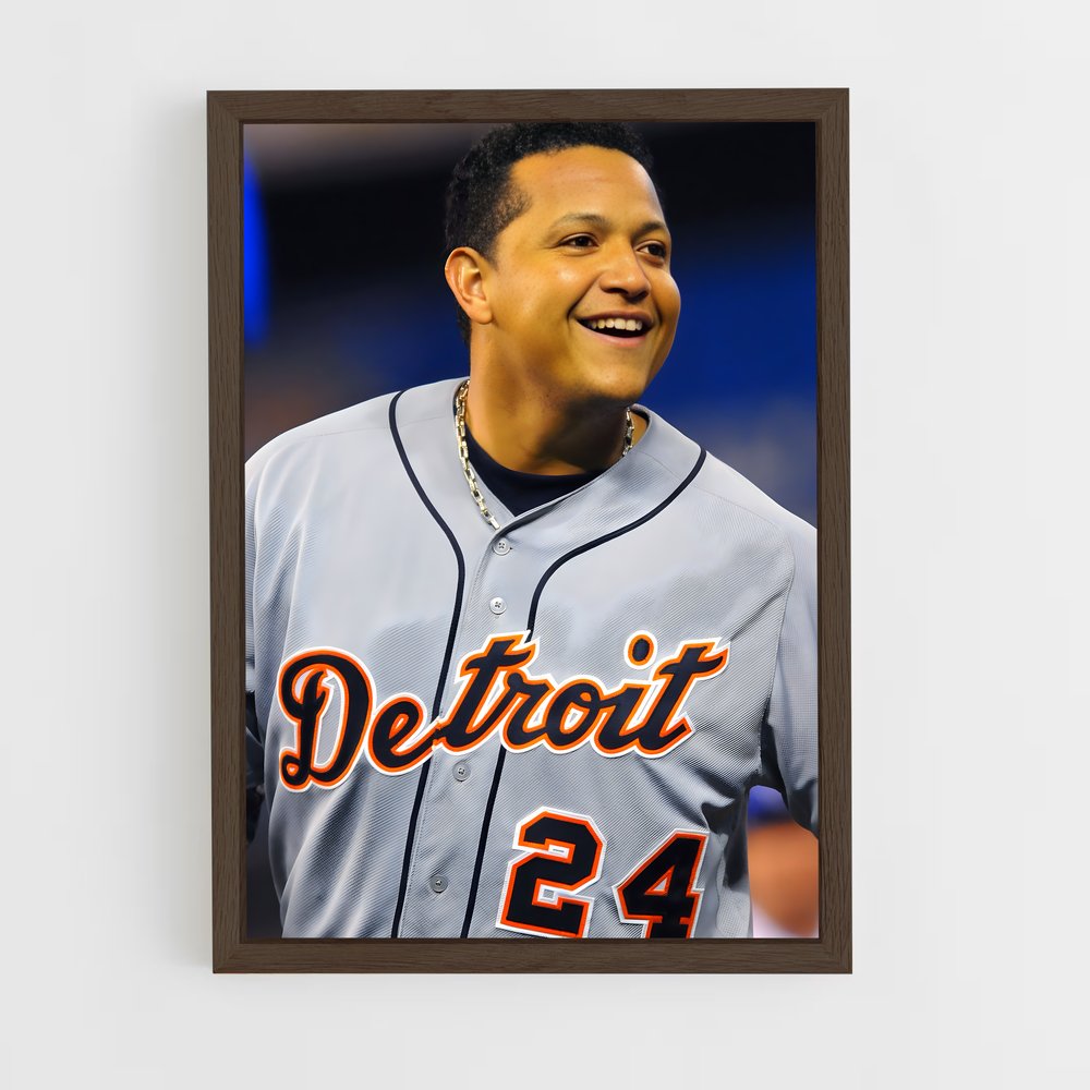 ap-miguel cabrera-7 cadre Bois foncé