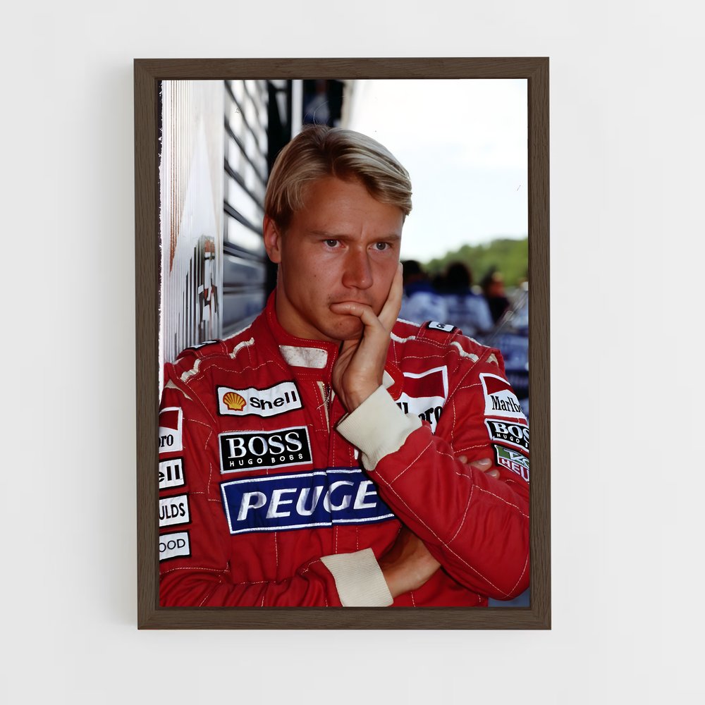 ap-mika hakkinen-6 cadre Bois foncé