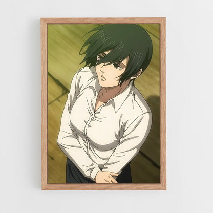 ap-mikasa ackerman-2 cadre Bois clair