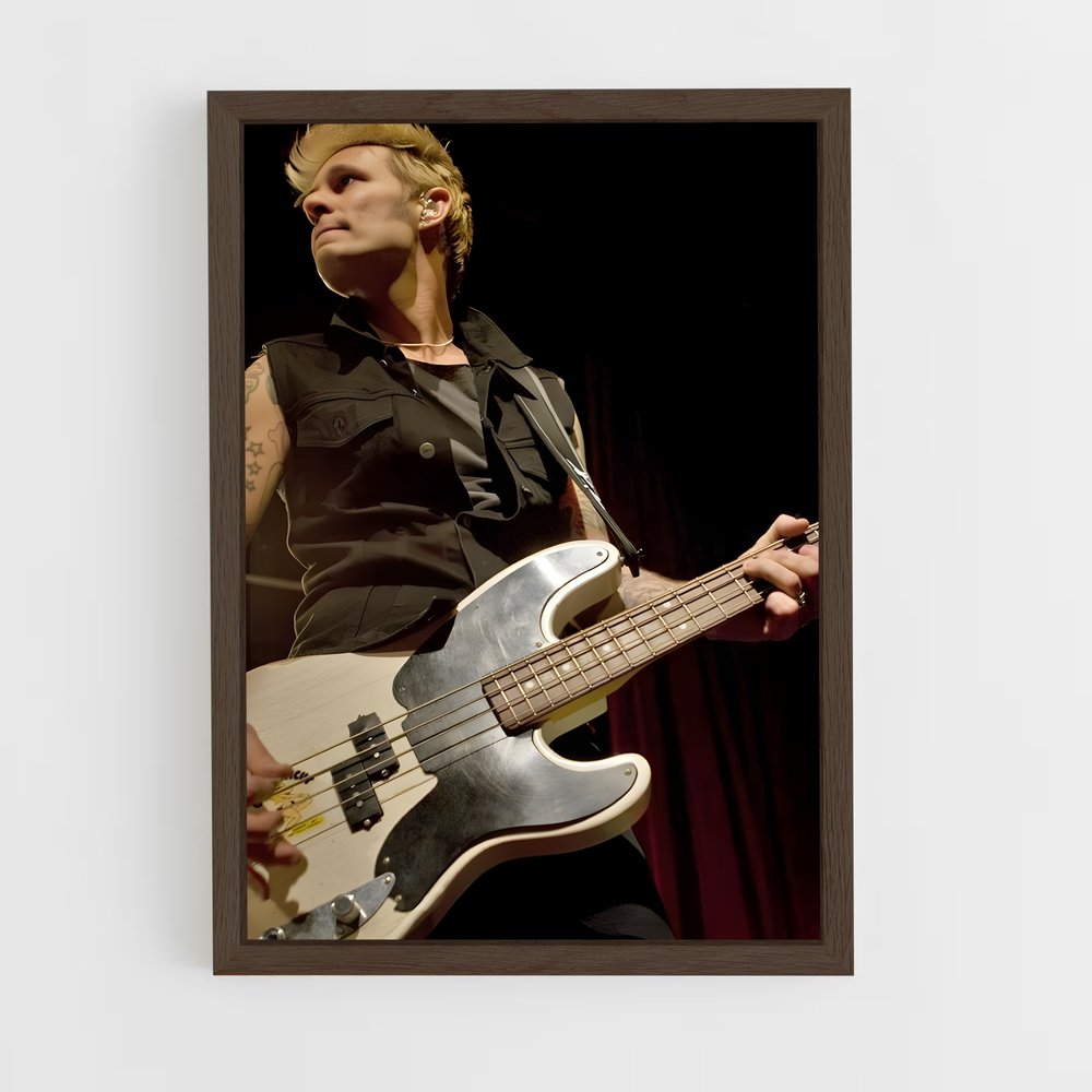 ap-mike dirnt-1 cadre Bois foncé