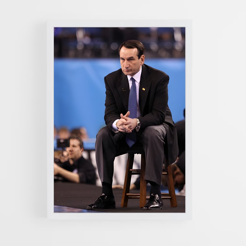 ap-mike krzyzewski-1 cadre Blanc