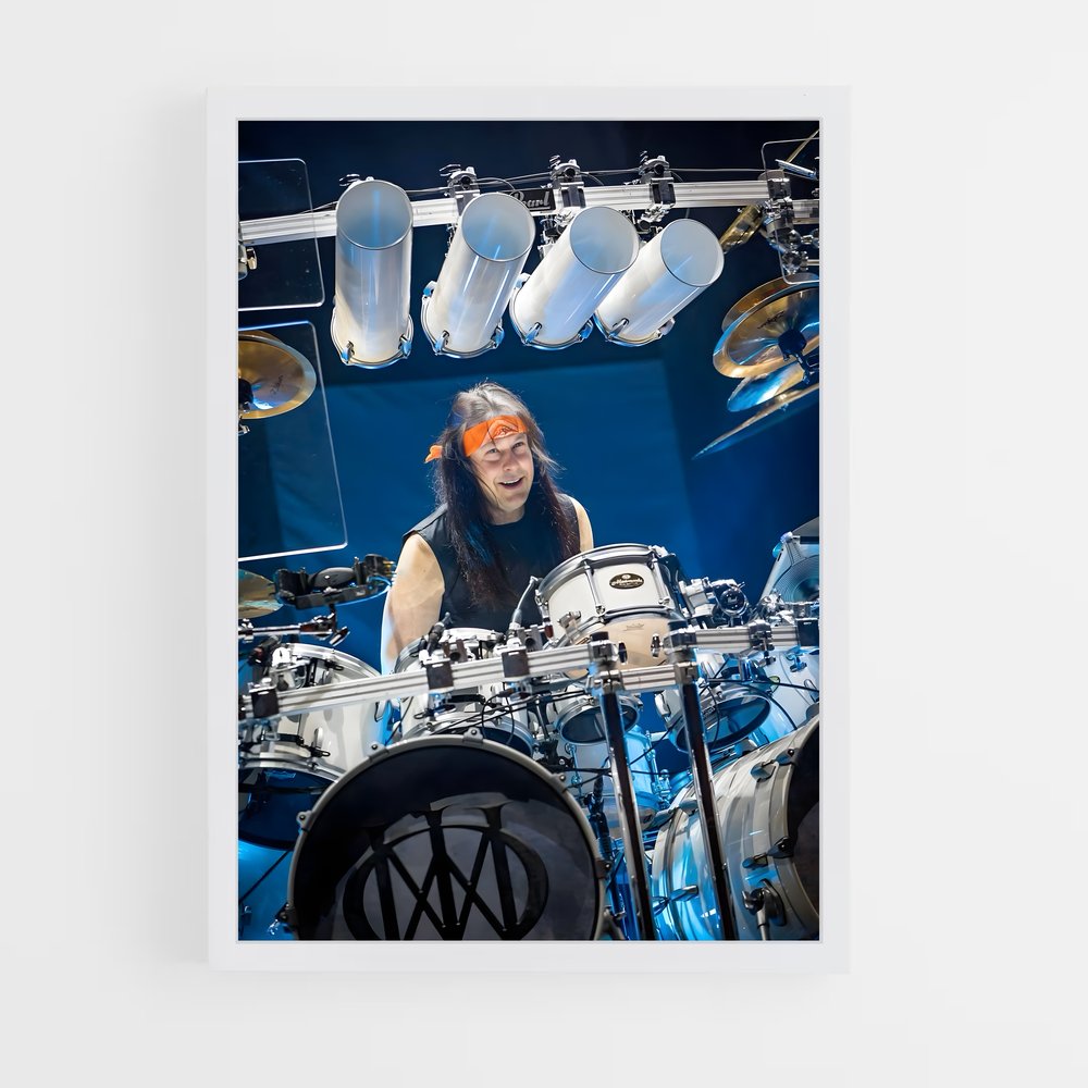 ap-mike mangini-2 cadre Blanc
