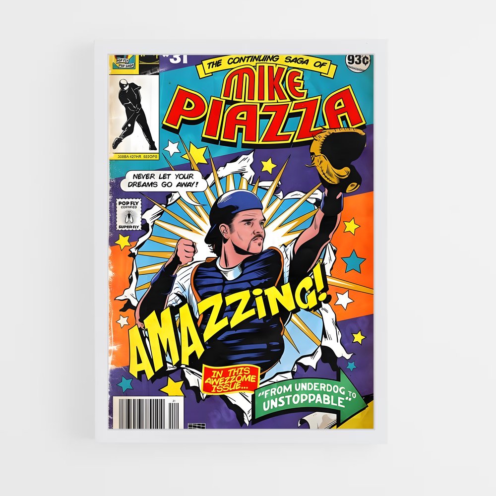 ap-mike piazza-4 cadre Blanc