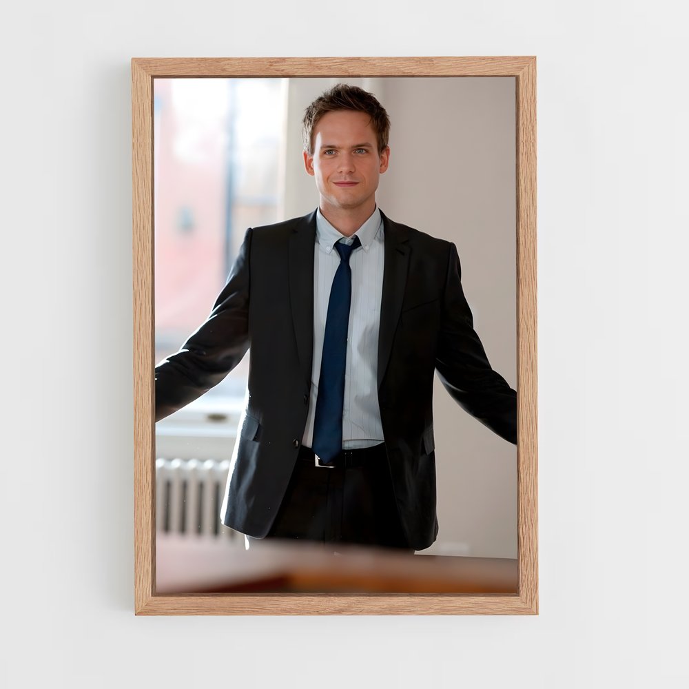 ap-mike ross-2 cadre Bois clair