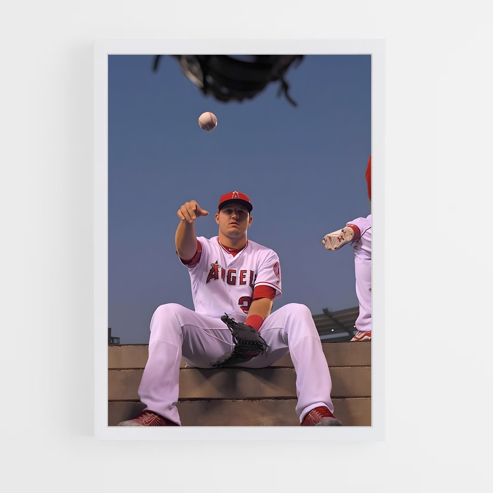 ap-mike trout-1 cadre Blanc