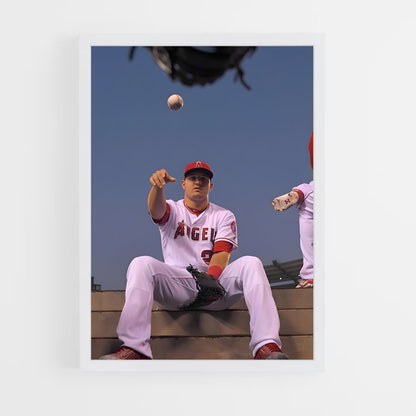 ap-mike trout-1 cadre Blanc