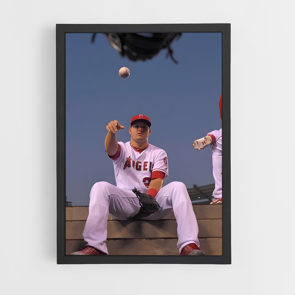 ap-mike trout-1 cadre Noir