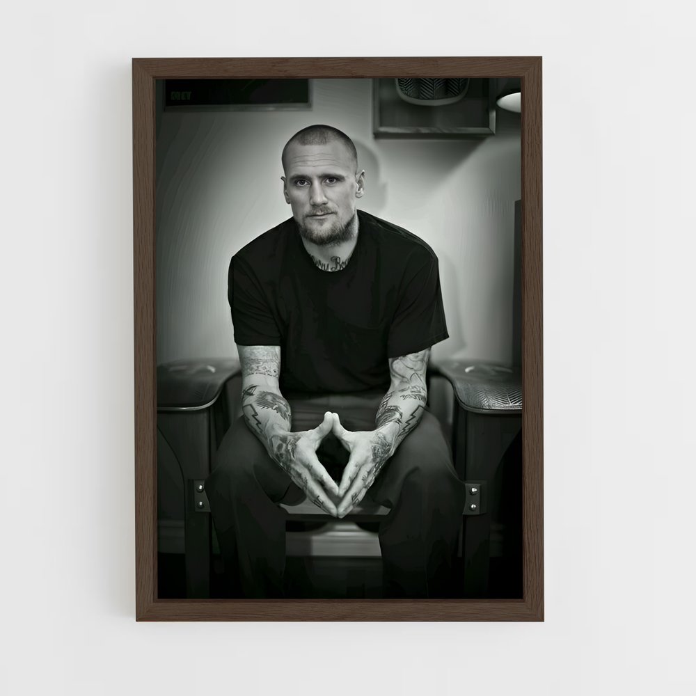 ap-mike vallely-1 cadre Bois foncé