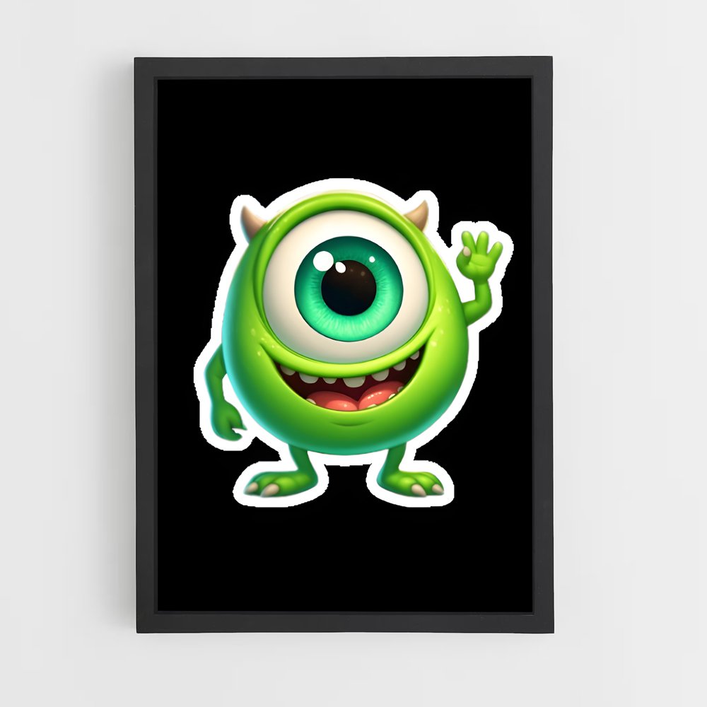 ap-mike wazowski-3 cadre Noir