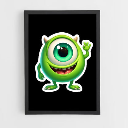 ap-mike wazowski-3 cadre Noir