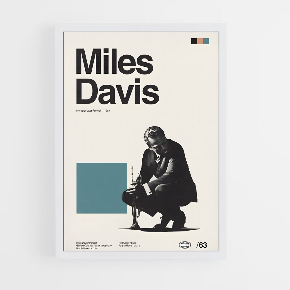 ap-miles davis-2 cadre Blanc