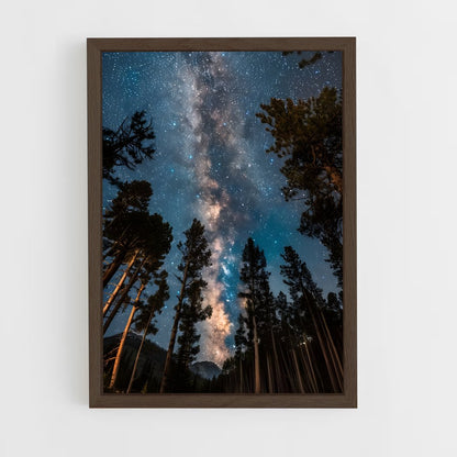 ap-milky way-2 cadre Bois foncé