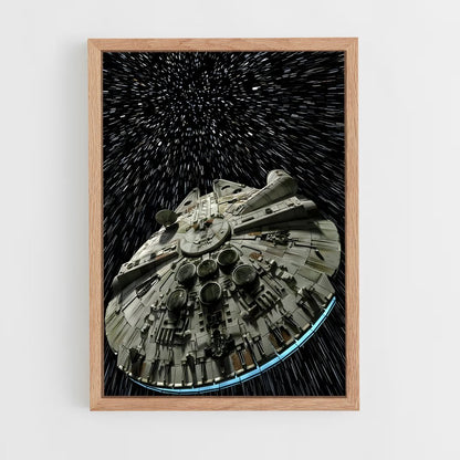 ap-millennium falcon-8 cadre Bois clair