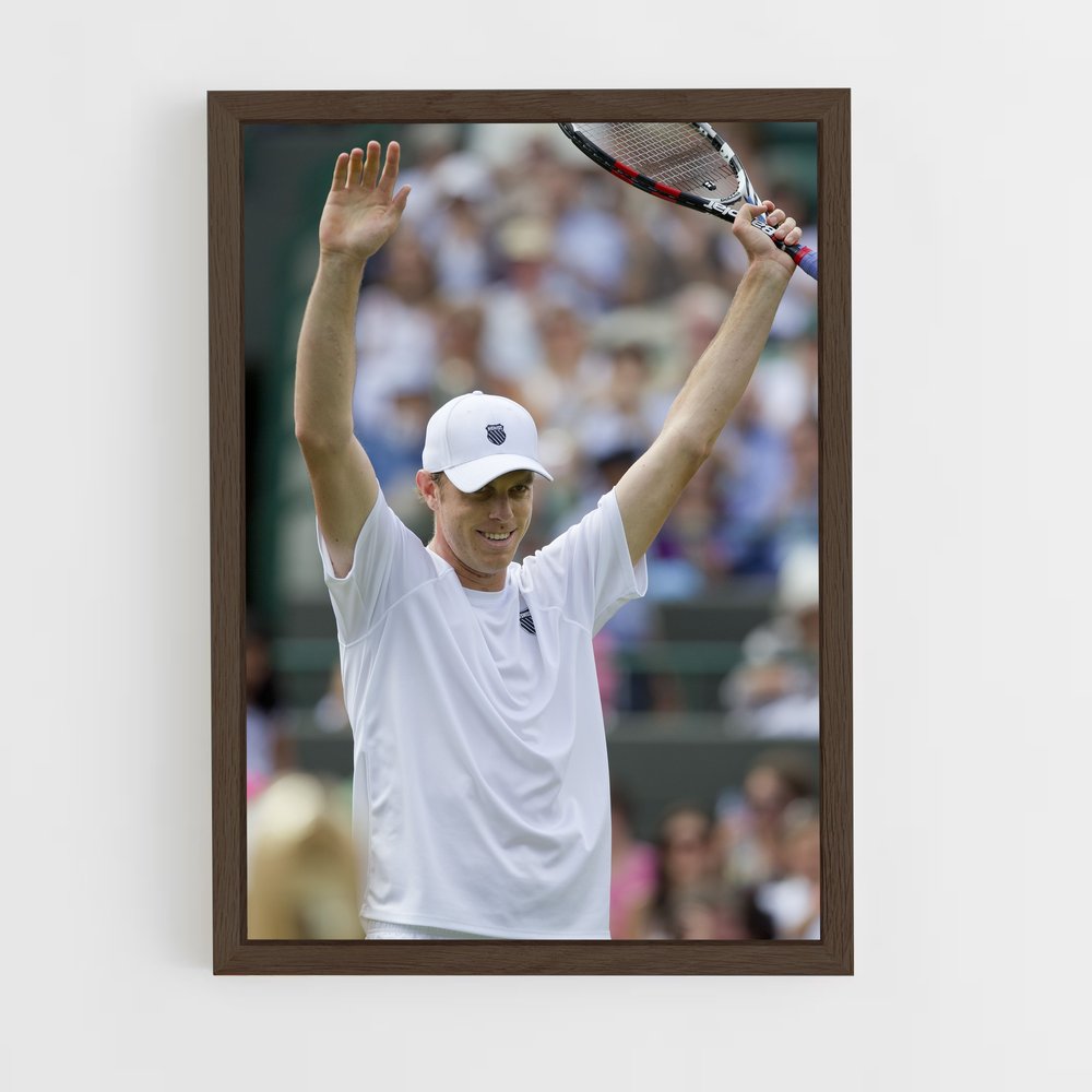 ap-milos raonic-7 cadre Bois foncé