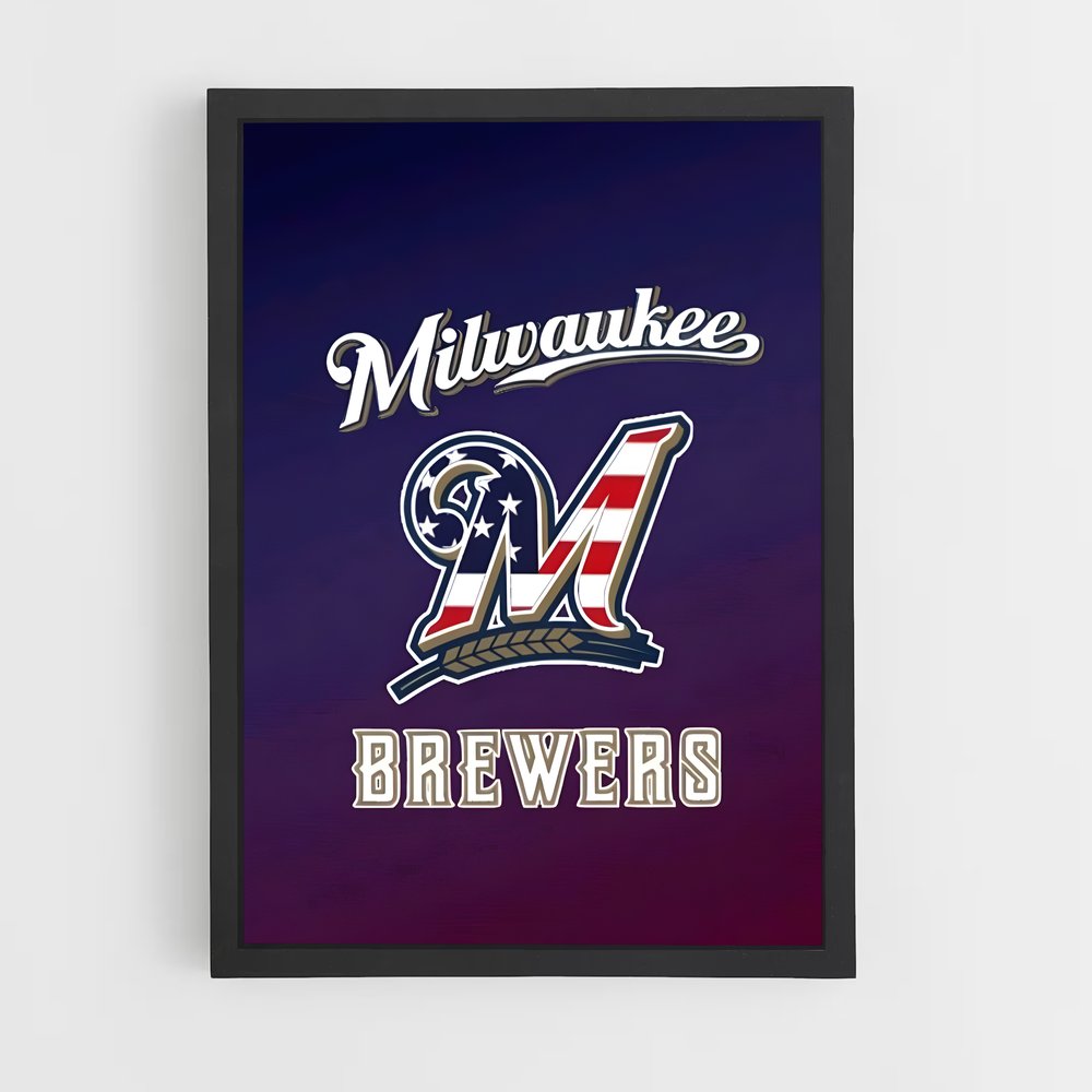 ap-milwaukee brewers-3 cadre Noir