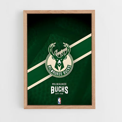 ap-milwaukee bucks-11 cadre Bois clair