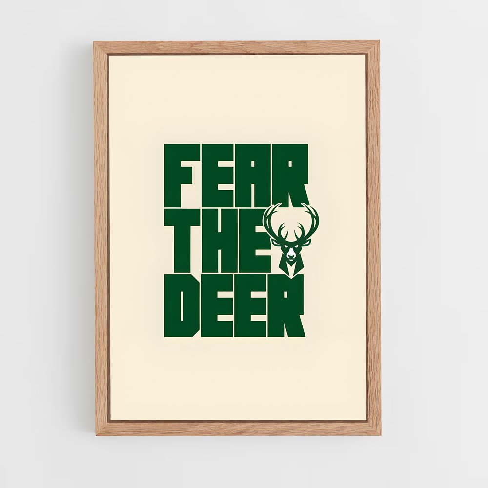 ap-milwaukee bucks-3 cadre Bois clair