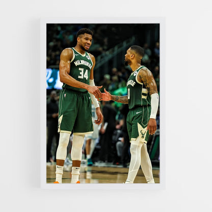 ap-milwaukee bucks-6 cadre Blanc