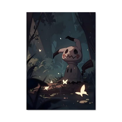 Poster Mimikyu en Forêt
