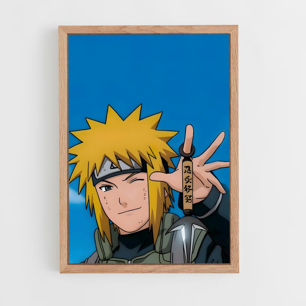 ap-minato namikaze-1 cadre Bois clair