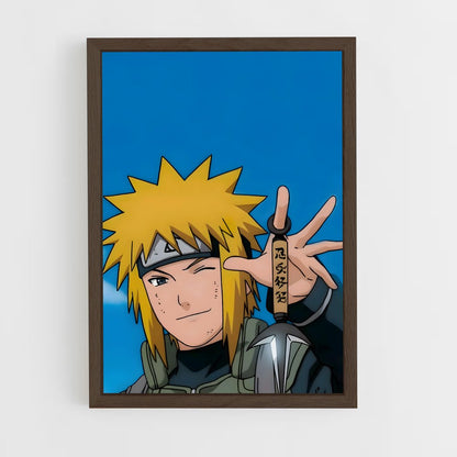 ap-minato namikaze-1 cadre Bois foncé