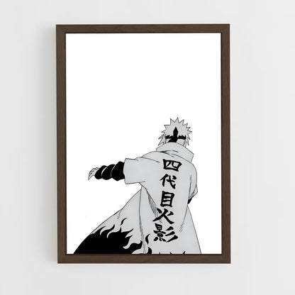 ap-minato namikaze-2 cadre Bois foncé
