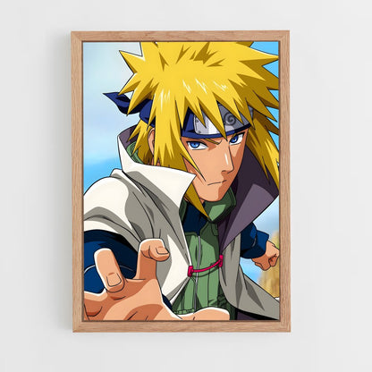 ap-minato namikaze-4 cadre Bois clair