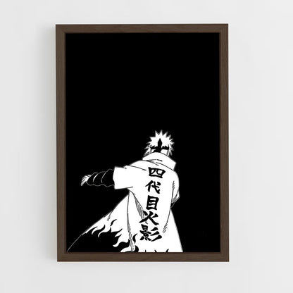 ap-minato namikaze-6 cadre Bois foncé